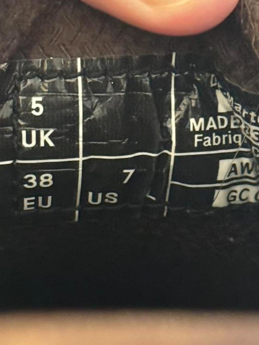 Vintage Brown leather Dr. Martens with flower detail - Picture 4 of 4